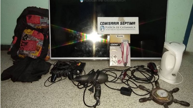 Aprehenden a una pareja por el robo de elementos electrónicos y de peluquería