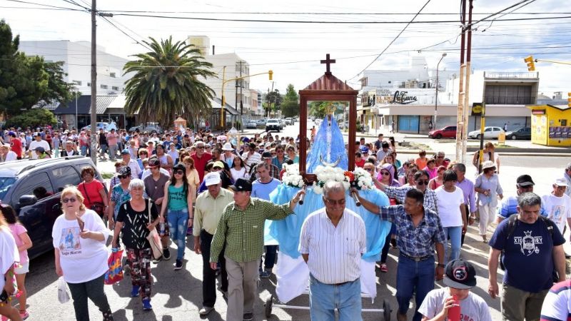 Caleta Olivia prepara los 40 años de la llegada de la Virgen del Valle