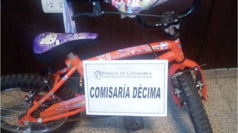 Aprehenden a un hombre y recuperan una bicicleta robada