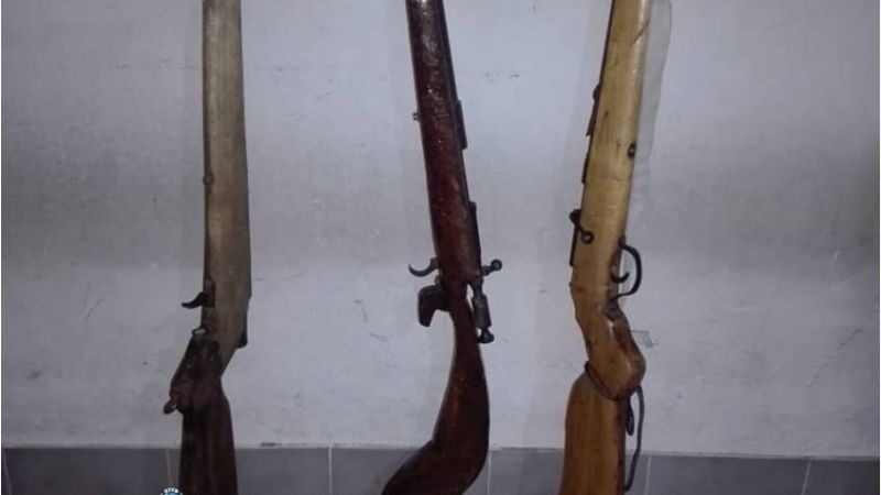 Secuestran armas de fuego y cartuchos en Ancasti