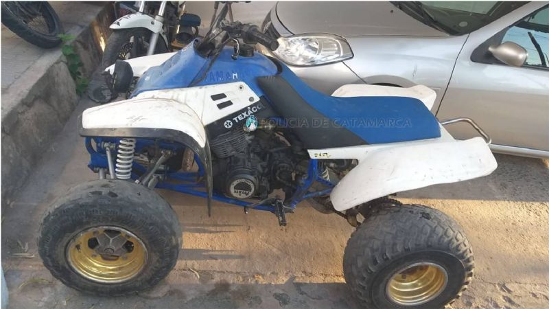 Secuestran un cuatriciclo en Fray Mamerto Esquiú