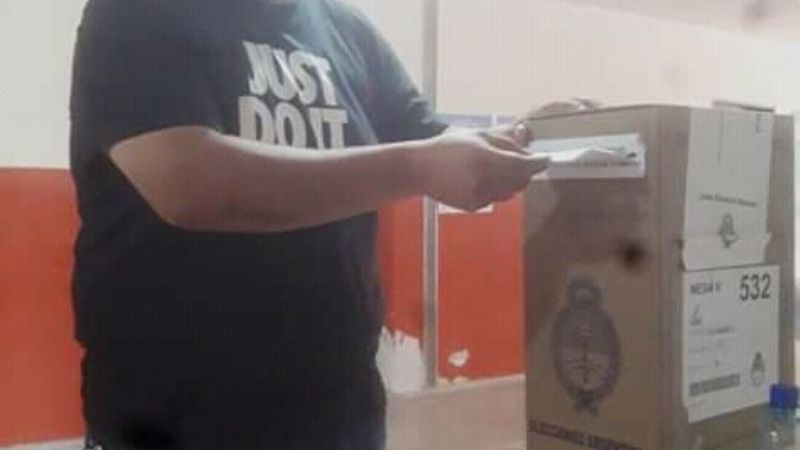 Votó Marenco en El Alto