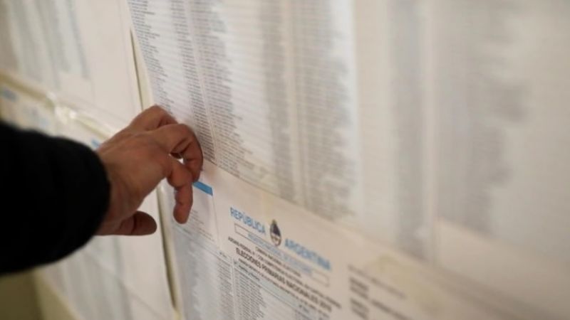 Votó el 56% del padrón