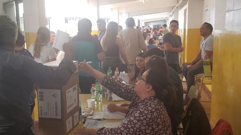Más del 85% del electorado sufragó en Fiambalá