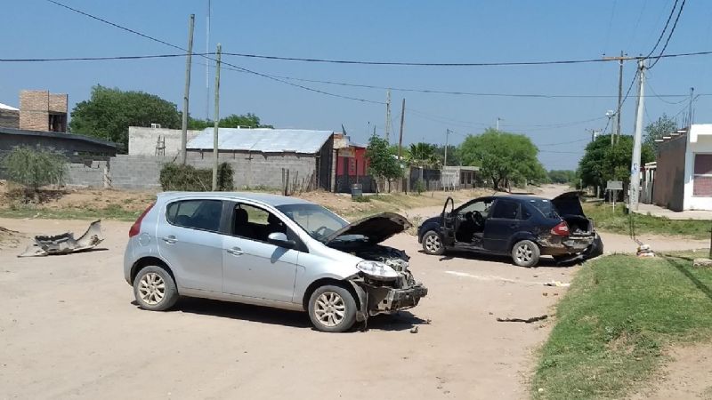 Impresionante choque en Recreo