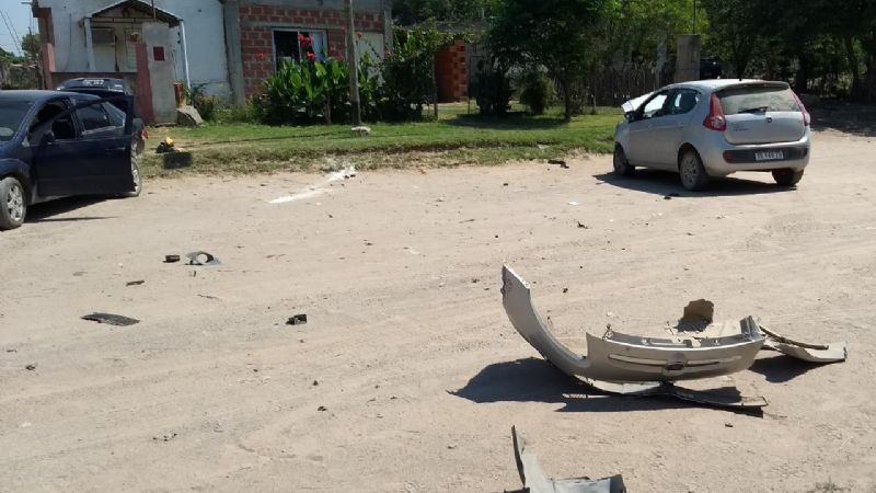 Impresionante choque en Recreo