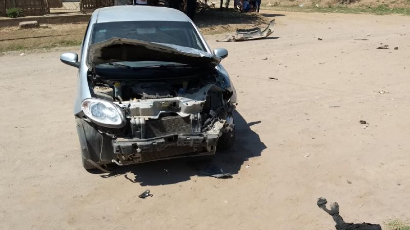 Impresionante choque en Recreo