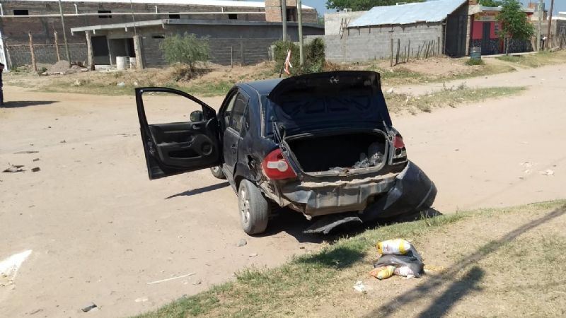 Impresionante choque en Recreo