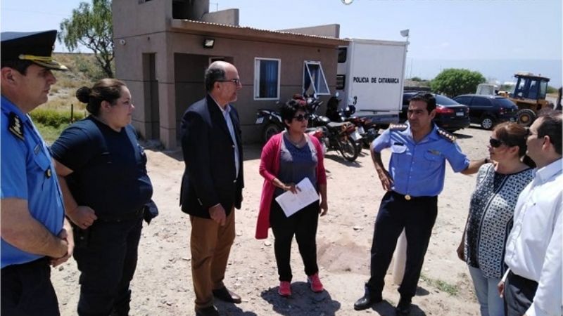 Entregan elementos en el Destacamento Policial Valle Chico