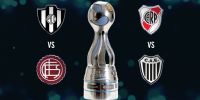 CUADRO DE SEMIFINALES: Estudiantes (BA) vs. River y Lanús vs. Central Córdoba.