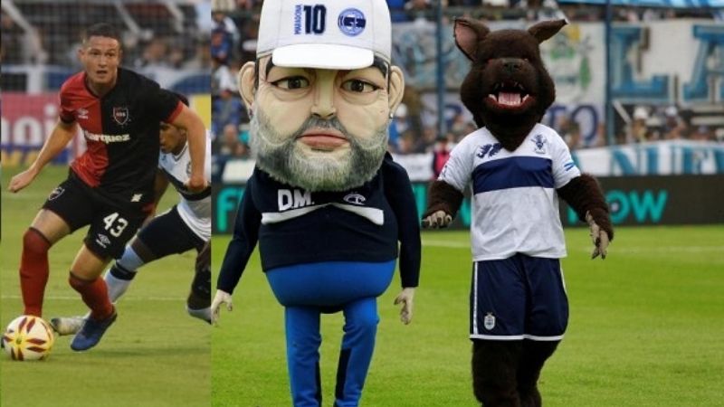 El “Colo” Moreno ante el Gimnasia de Maradona