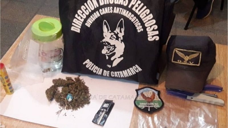 Viajaban con marihuana en el colectivo