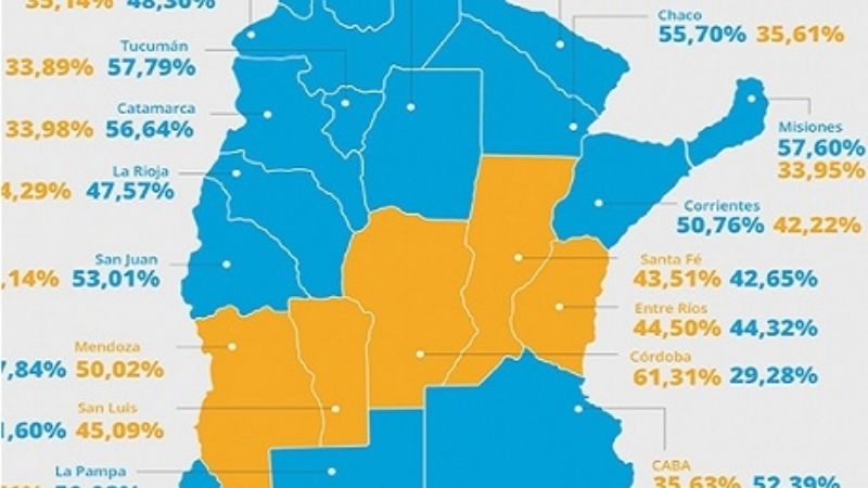 Resultados electorales provincia por provincia