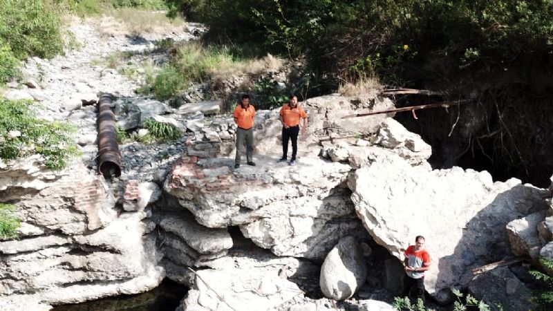 Defensa Civil comenzó con tareas de limpieza en varios ríos