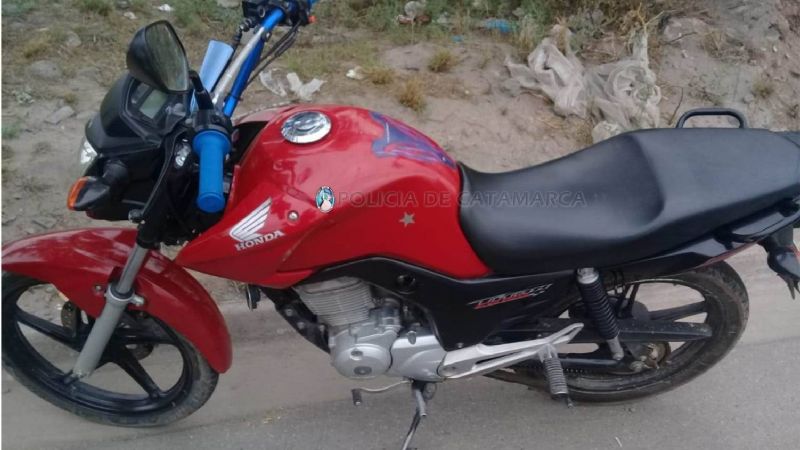 Secuestran una moto porque el conductor no tenía papeles