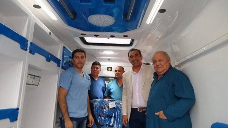 Hospital "Liborio Forte" recibió ambulancia donada por el Municipio