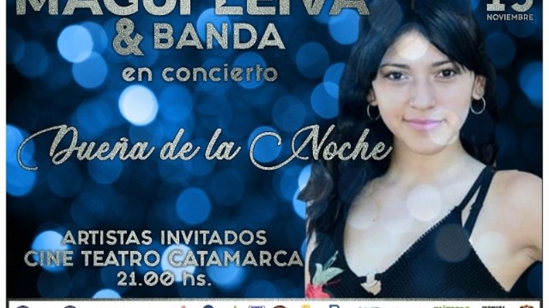 Magui Leiva llega al Cine Teatro Catamarca