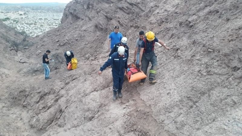 Rescatan a una mujer en Santa María