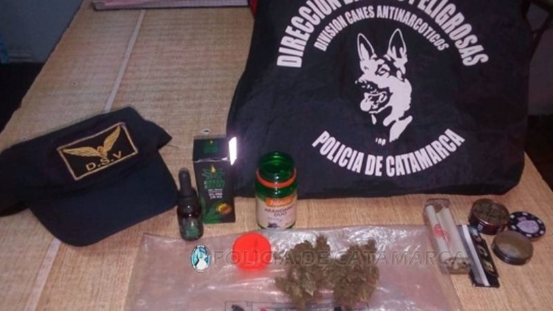 Secuestran droga en un Puesto Caminero de Capayán