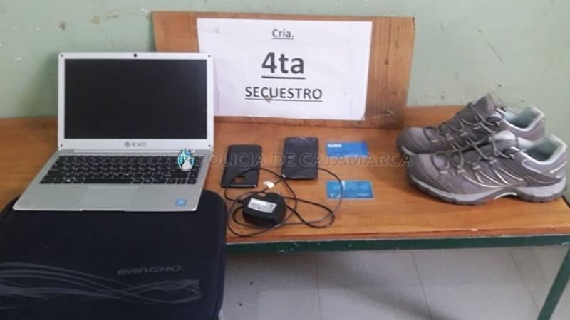 Agarraron a un ladrón y recuperaron el botín