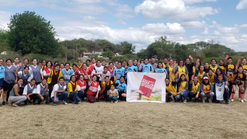 Amistoso de fútbol contra la violencia de género