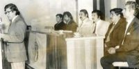 FUNDACIÓN. Los fundadores del Círculo, el 6 de octubre de 1973.