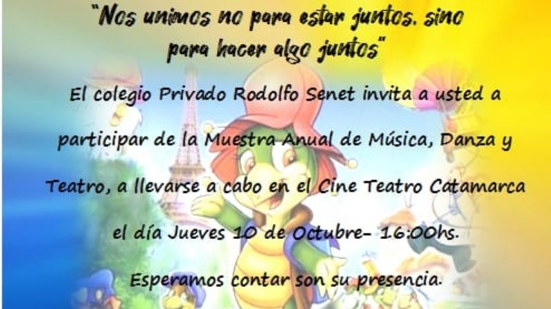 Muestra anual solidaria del SENET