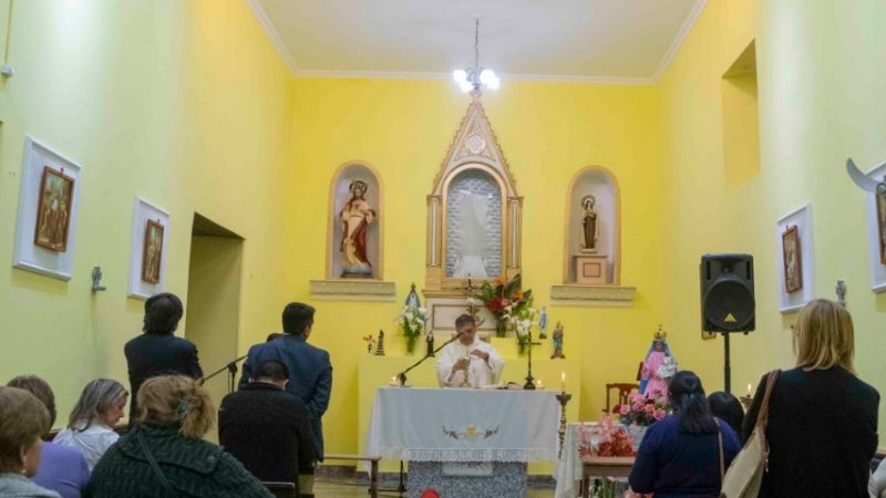 Inauguran remodelaciones en la capilla de Collagasta