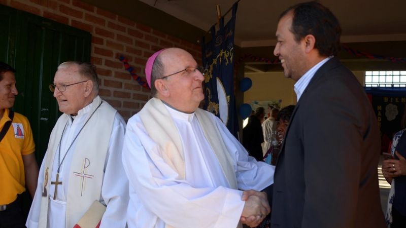 Sánchez acompañó la celebración de los 50 años de la Prelatura de Cafayate