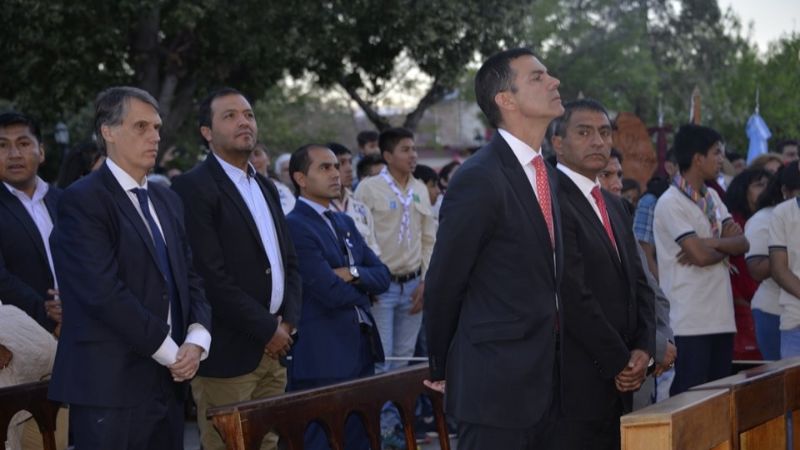 Sánchez acompañó la celebración de los 50 años de la Prelatura de Cafayate