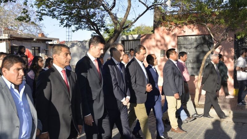 Sánchez acompañó la celebración de los 50 años de la Prelatura de Cafayate