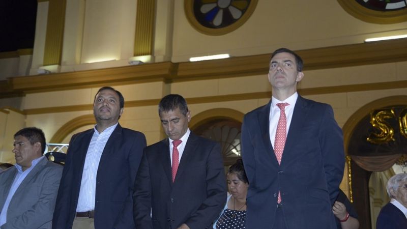 Sánchez acompañó la celebración de los 50 años de la Prelatura de Cafayate