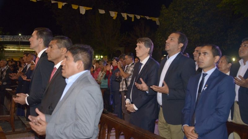 Sánchez acompañó la celebración de los 50 años de la Prelatura de Cafayate