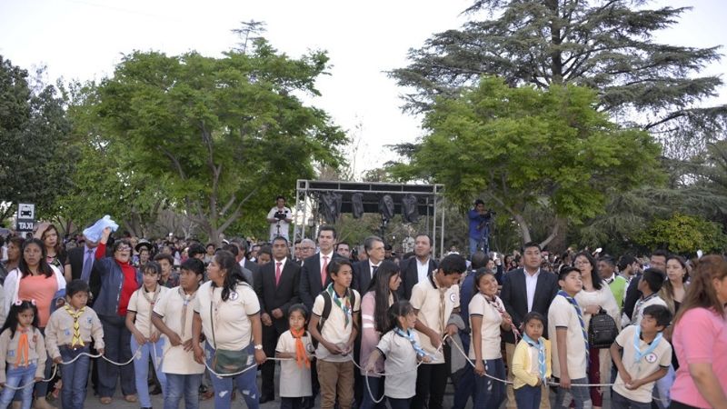 Sánchez acompañó la celebración de los 50 años de la Prelatura de Cafayate