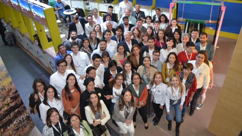 Lucía visitó la Feria Internacional de Turismo