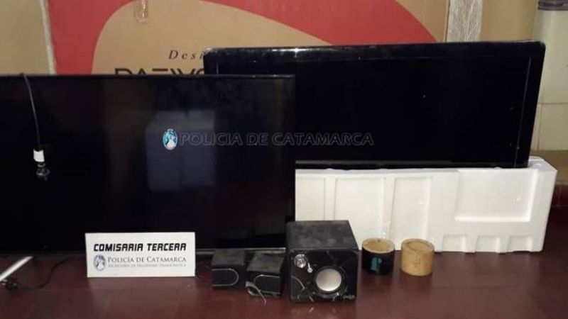 Atrapan a un ladrón con elementos robados y su cómplice se fugó