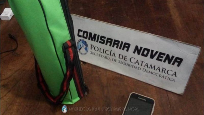 Quedó aprehendido por vender un celular y un termo robados