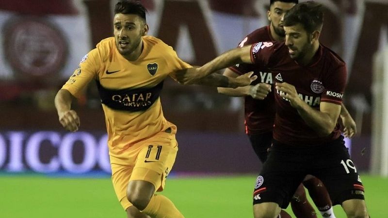 Lanús bajó a Boca de la punta en la Superliga