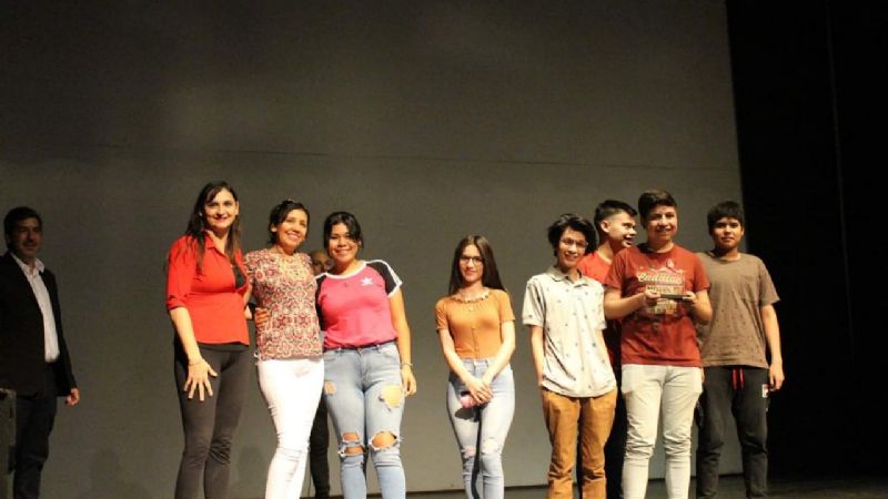 Alumnos presentes en los Intercolegiales Audiovisuales