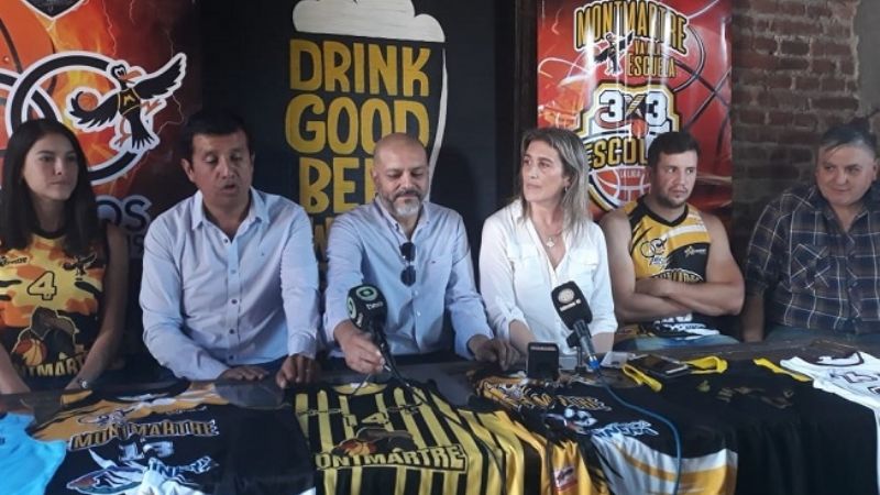 Lanzamiento de la Liga Escolar de Basquet