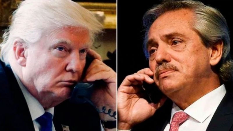Donald Trump llamó a Alberto Fernández para felicitarlo