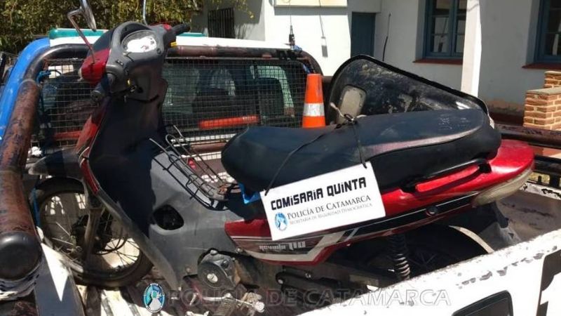 Robaron una moto y la encontraron a unas pocas cuadras