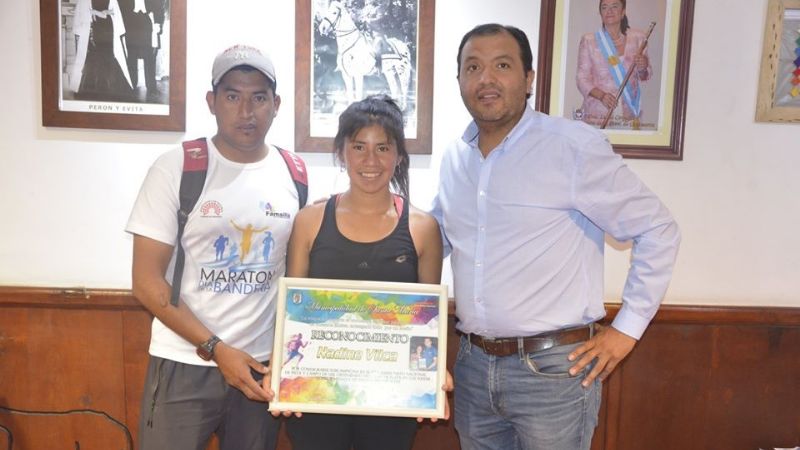 Sánchez entregó reconocimientos a deportistas destacados de Santa María