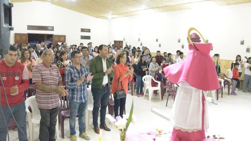 Festividad de San Carlos de Borromeo en Santa María