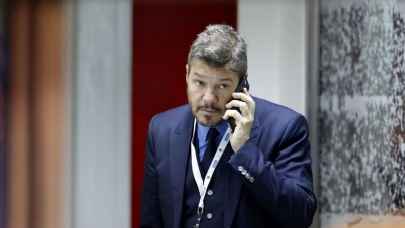 Tinelli reconoció charlas para trabajar en el área social con Alberto