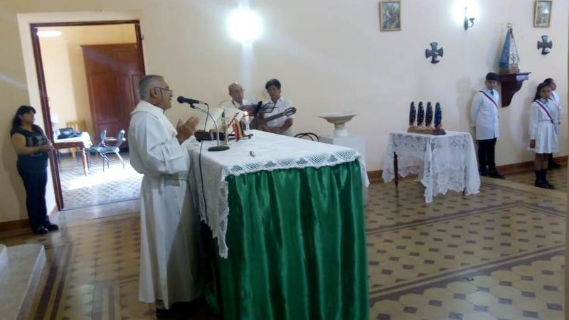 En Huillapima, inician misión camino al Año y IV Congreso Mariano Nacional