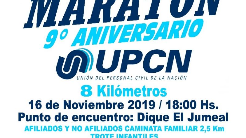 Presentan la Maratón “9no. Aniversario UPCN”