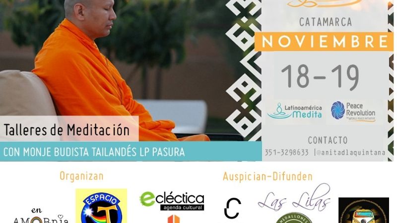 Talleres de Meditación con monje budista tailandés