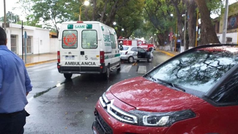 Fuerte choque en cadena en Valle Viejo
