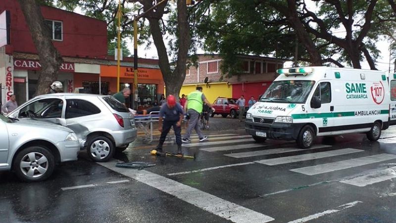 Fuerte choque en cadena en Valle Viejo